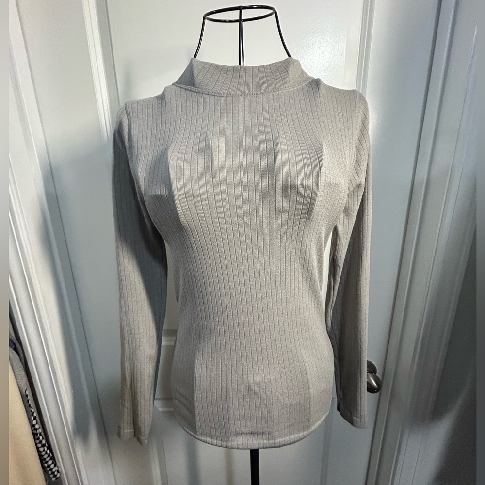 Intimately By Free People Mock Neck Long Sleeve Top